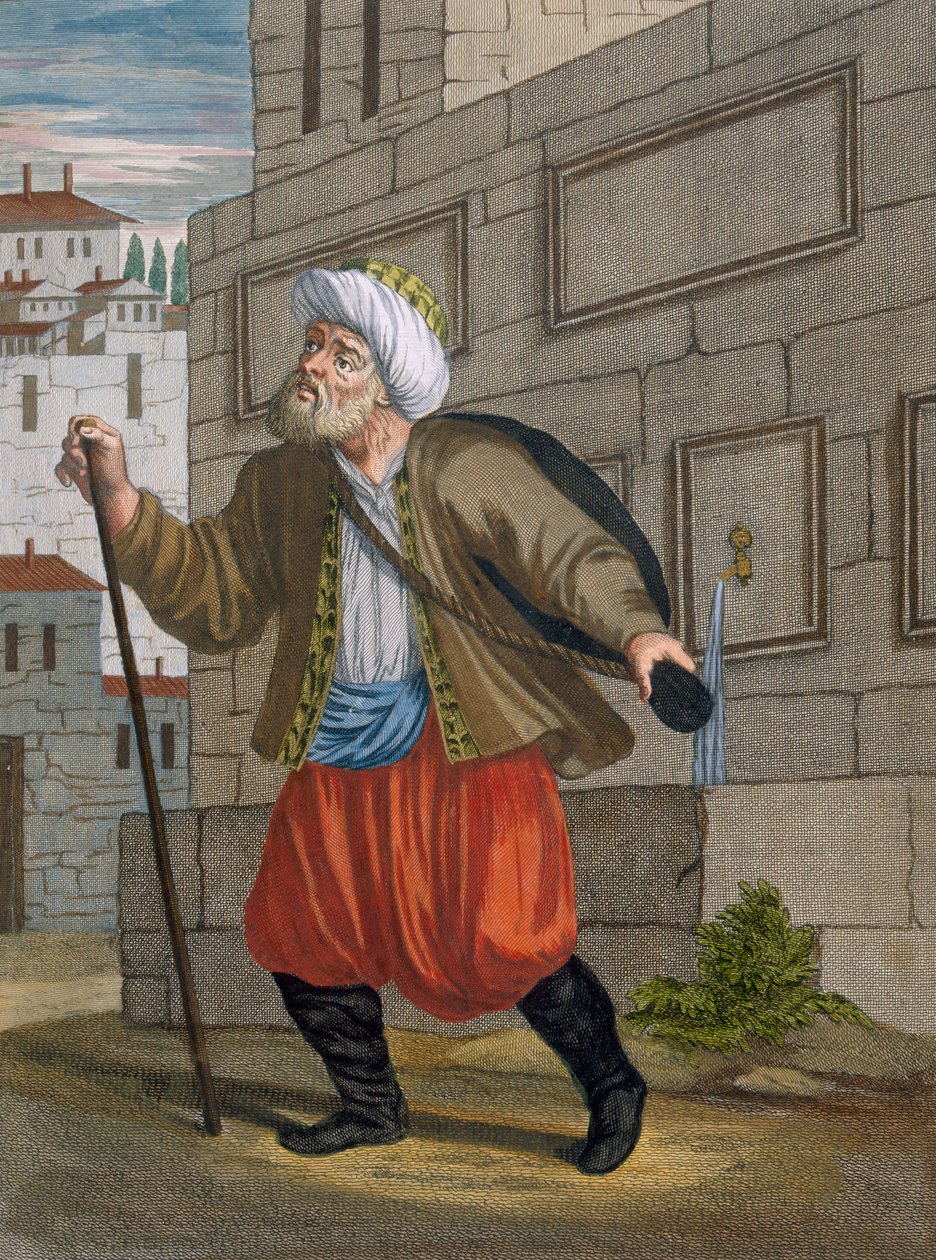 En Saka, tavla 59 från "Collection of One Hundred Prints Representing the Different Nations of the Levant" av Charles de Ferriol, graverad av Gerard Scotin (1671-1716), 1707-08 av Jean Baptiste Vanmour