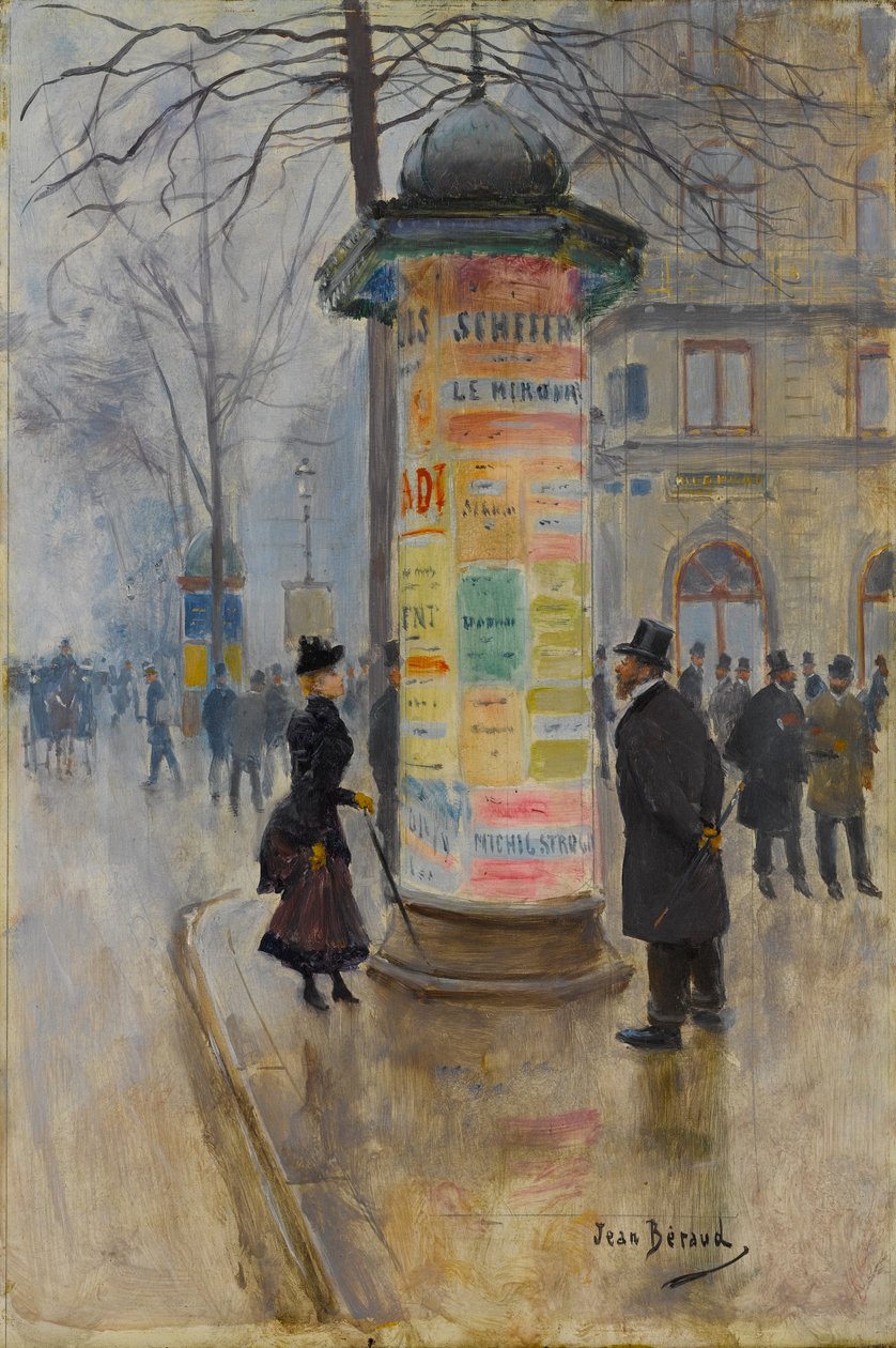  Parisian Street Scenen  av Jean Beraud