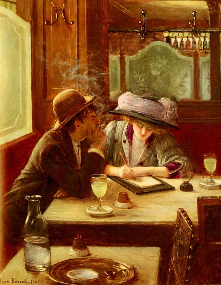 La Lettre   av Jean Beraud
