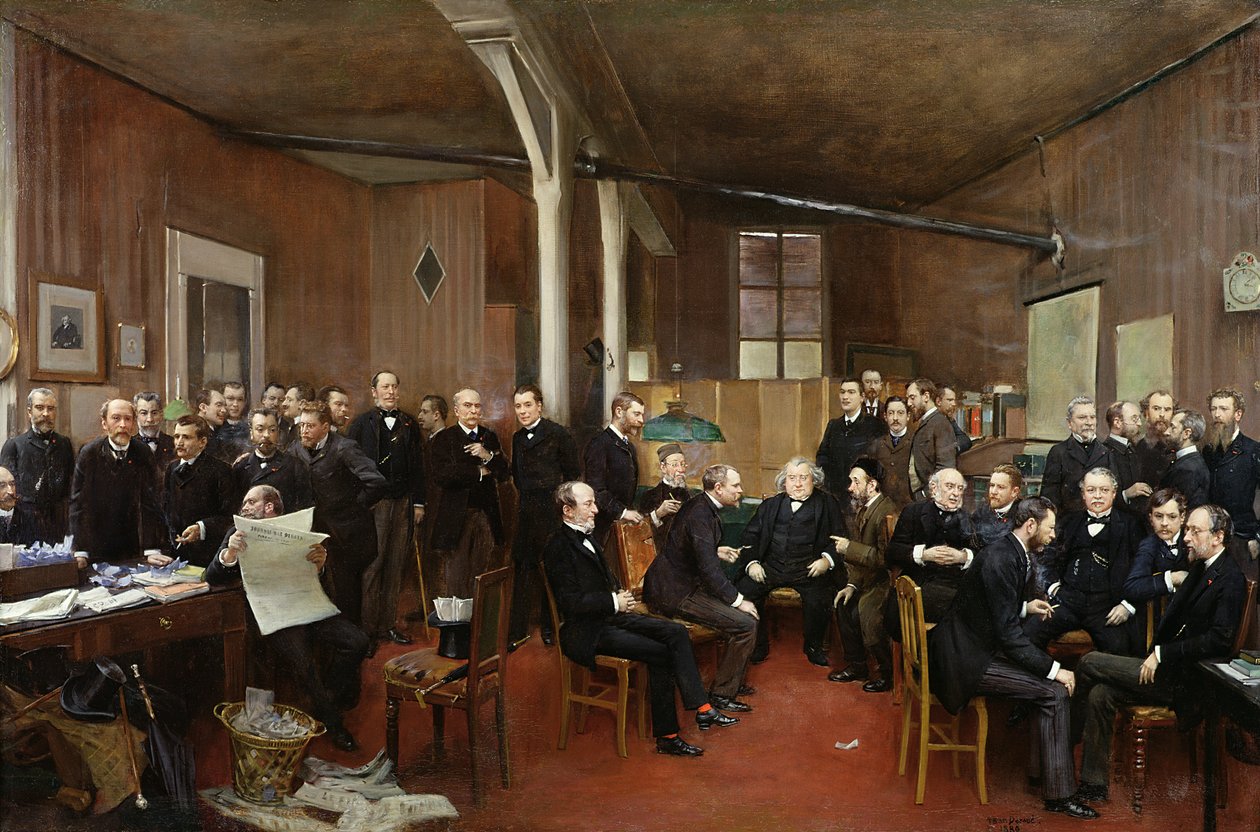 The Journal des Debats, 1889 av Jean Beraud