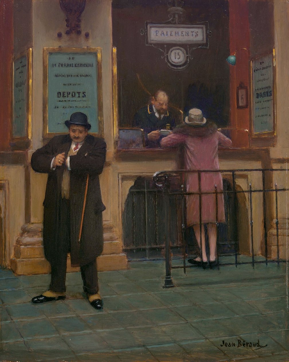 Le Mont-de-Piete The Pawn Shop or Chez Ma Tante av Jean Beraud