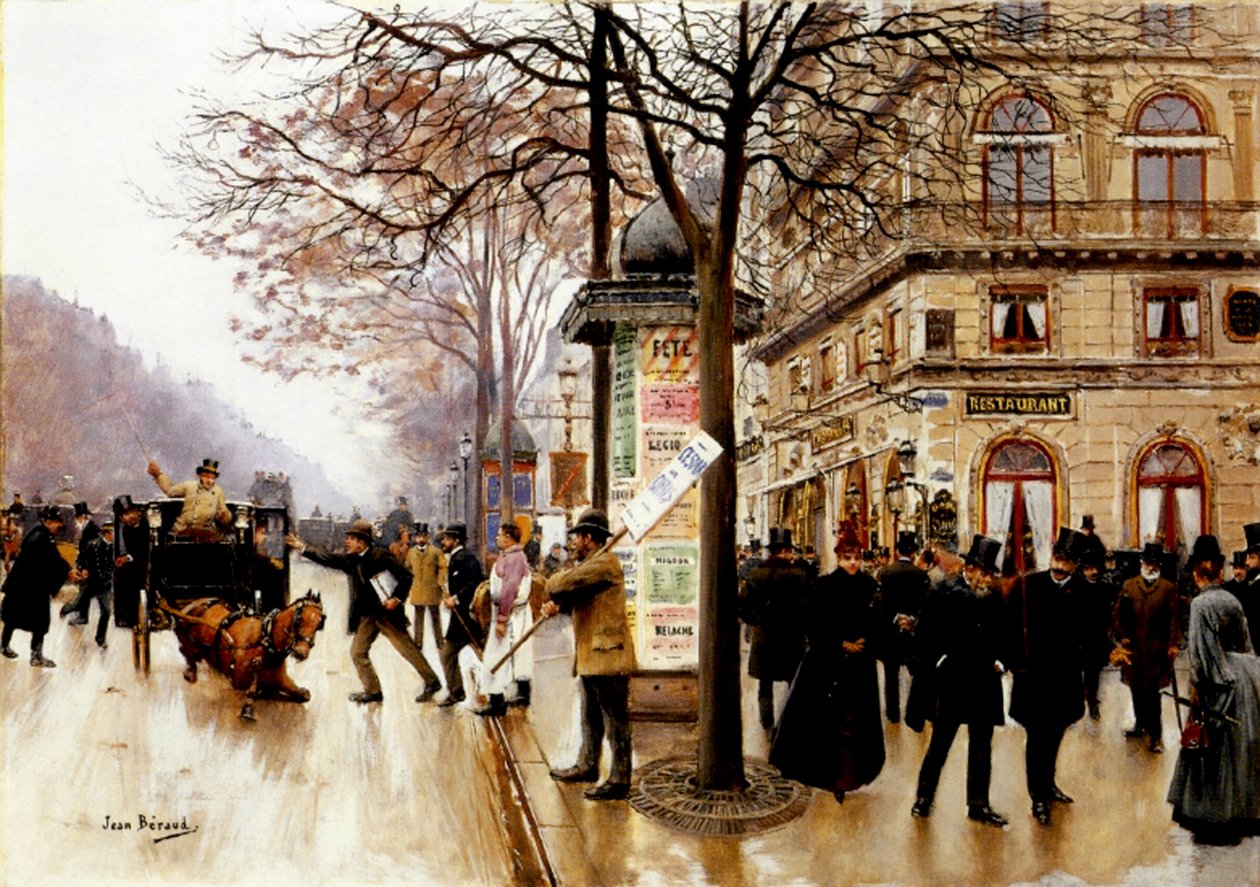 Olyckan med taxin av Jean Beraud