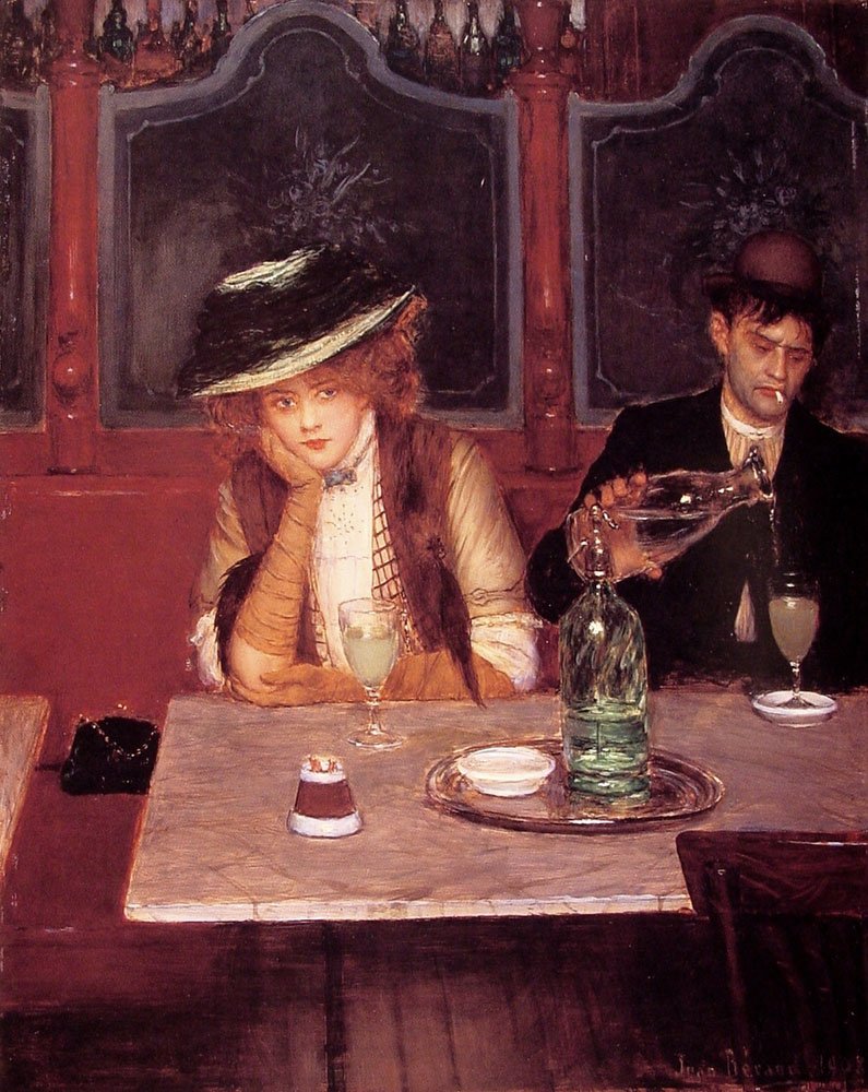 The Drinkers av Jean Beraud