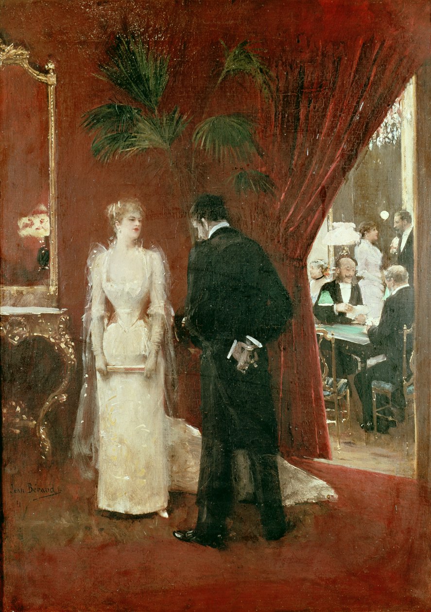 Det privata samtalet, 1904 av Jean Beraud