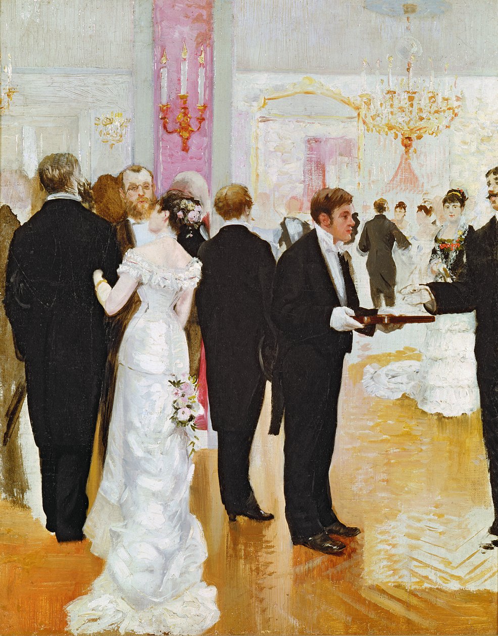 Bröllopsmottagningen, ca 1900 av Jean Beraud