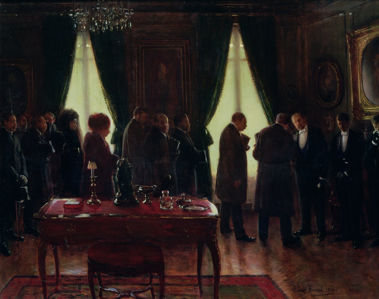 Änkemannen, 1910 av Jean Beraud