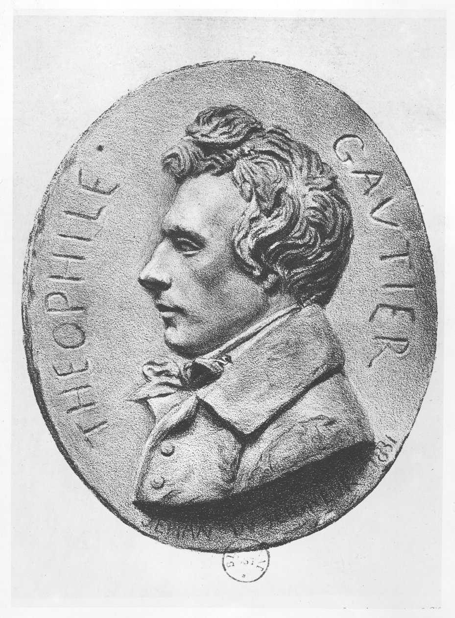 Medaljong av Théophile Gautier av Jean Bernard Duseigneur