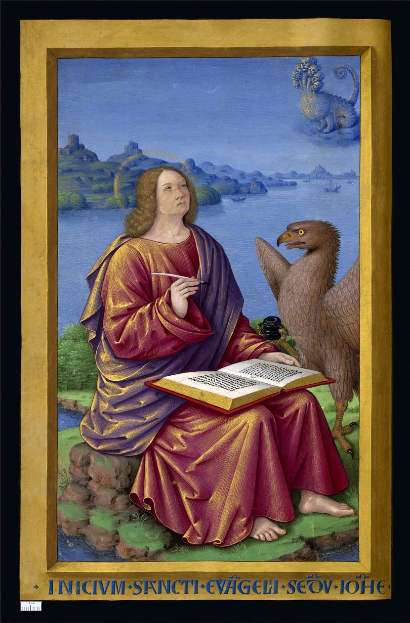 Johannes evangelisten av Jean Bourdichon