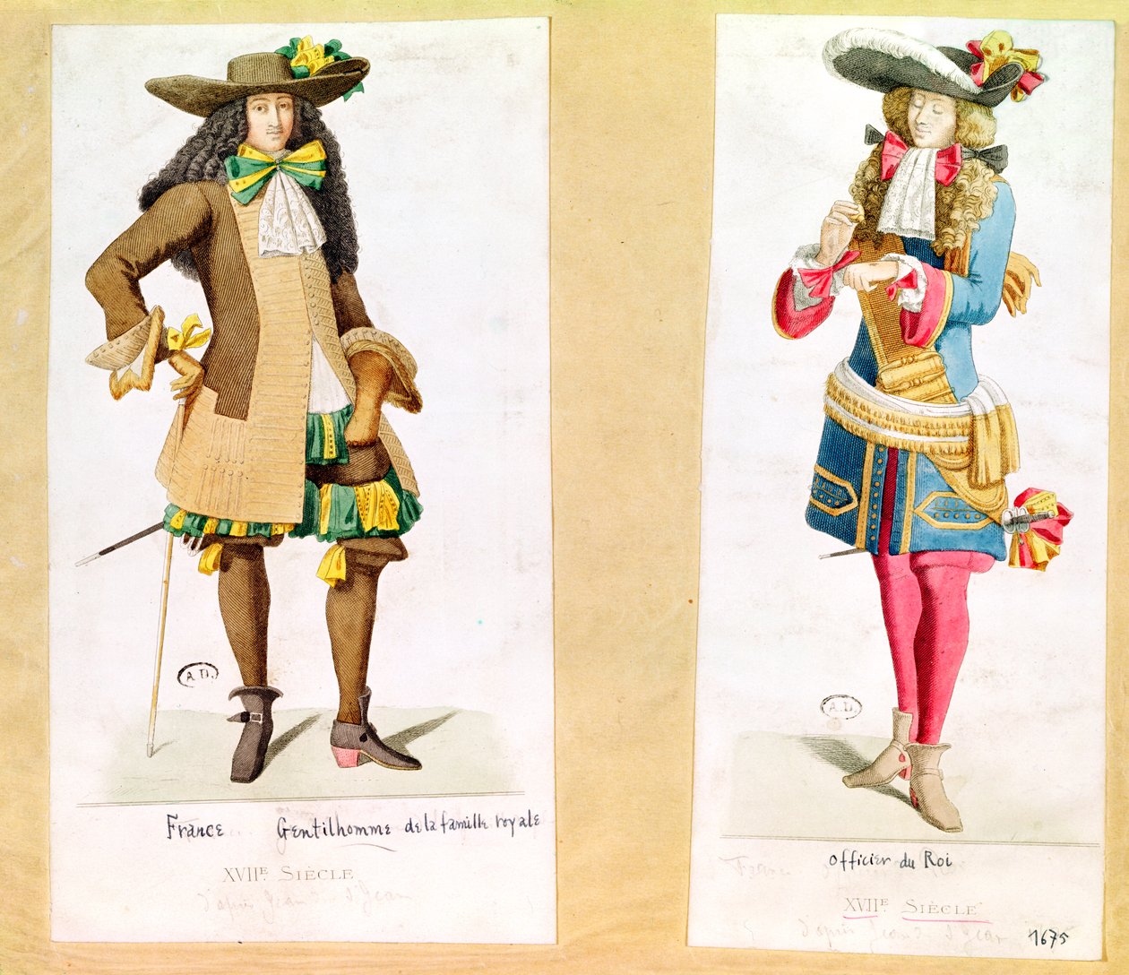 Gentleman av kungafamiljen och officer av kungen av Jean Dieu de Saint Jean