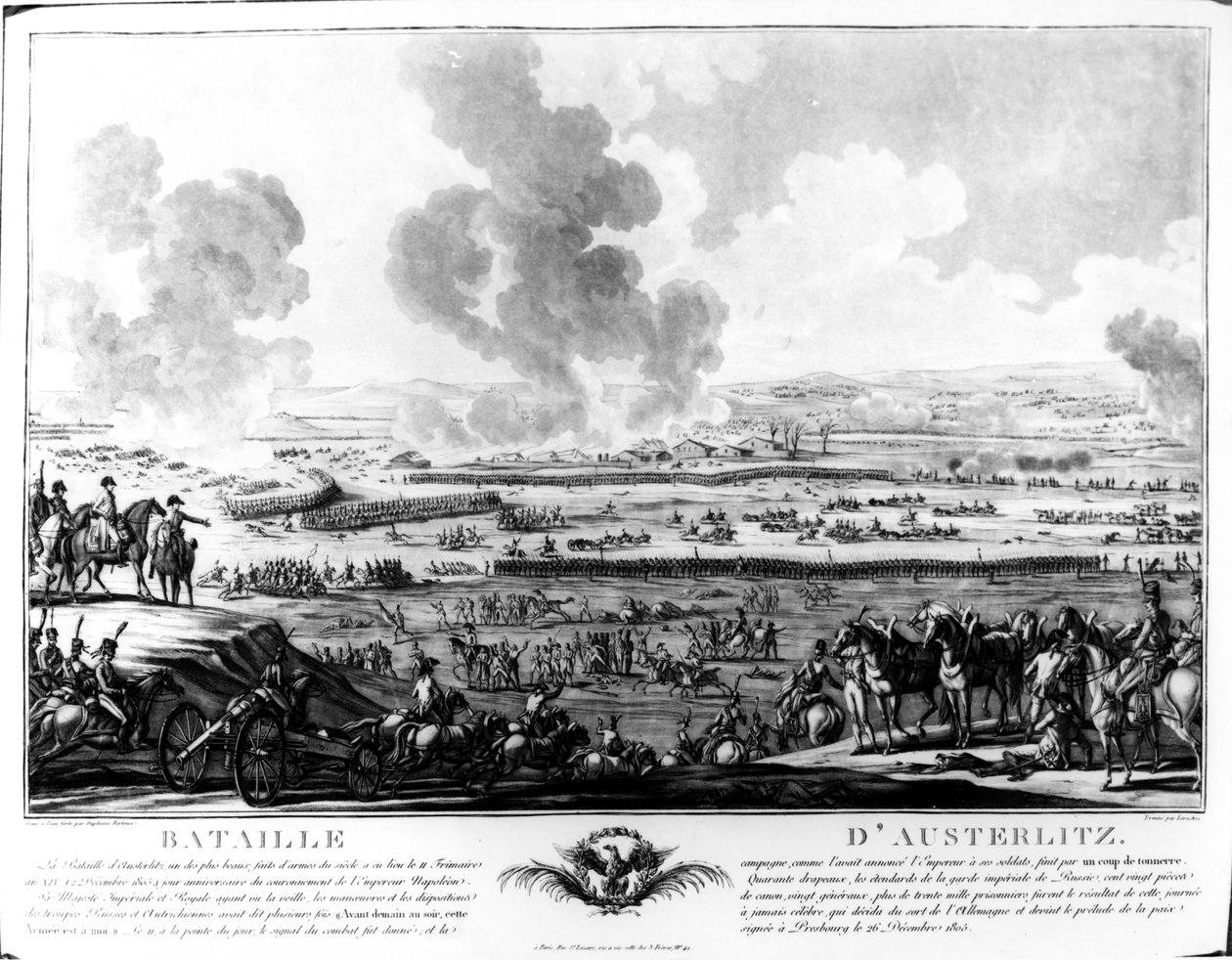 Vita vya Austerlitz, 2 Desemba 1805 vilipigwa av Jean Duplessi Bertaux