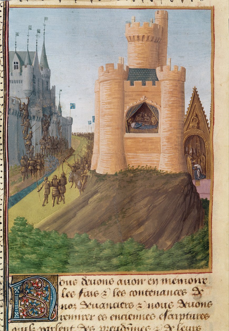 Fr 6465 f.251 Ludvig VIII:s (1187-1226) död, kung av Frankrike, från 