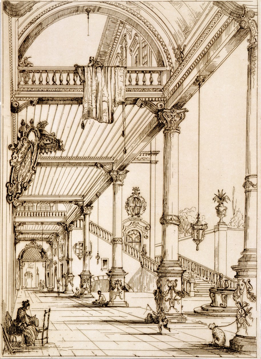 Atrium of a Palace, in Genes, från 