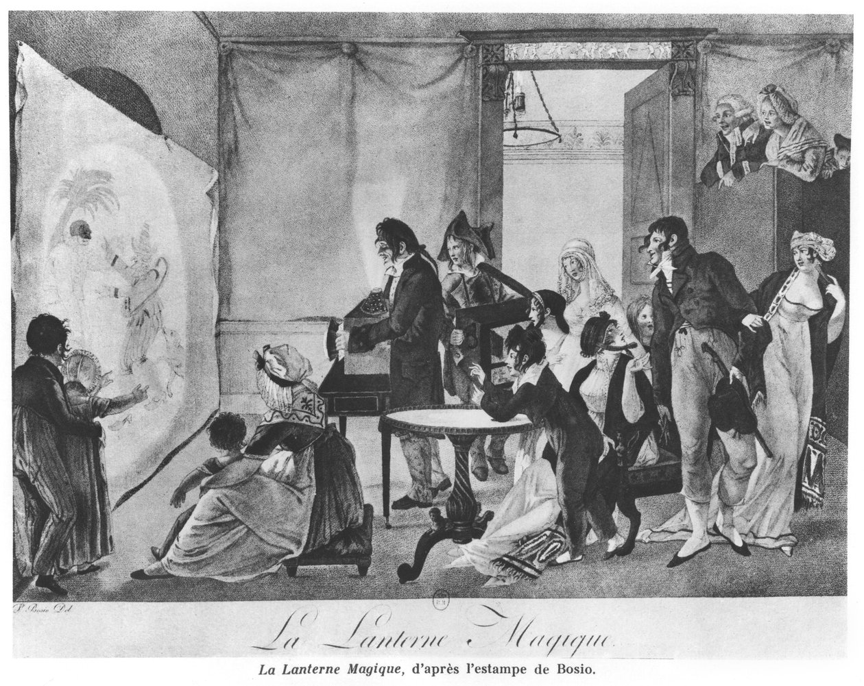 Den magiska lyktan, 1798 av Jean Francois Bosio