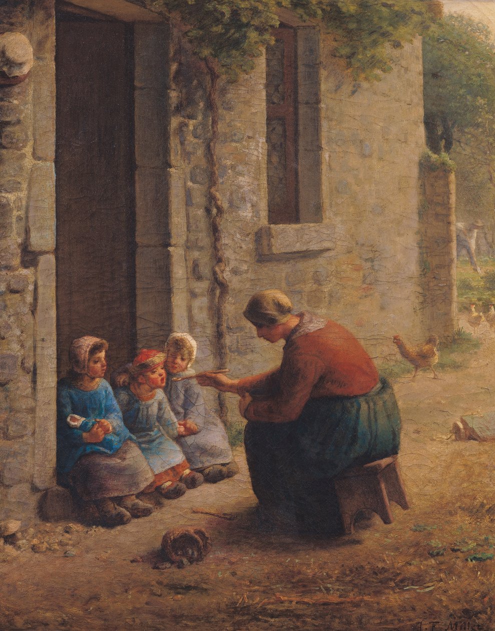 Fafagaina le Itiiti, 1850 swed av Jean Francois Millet