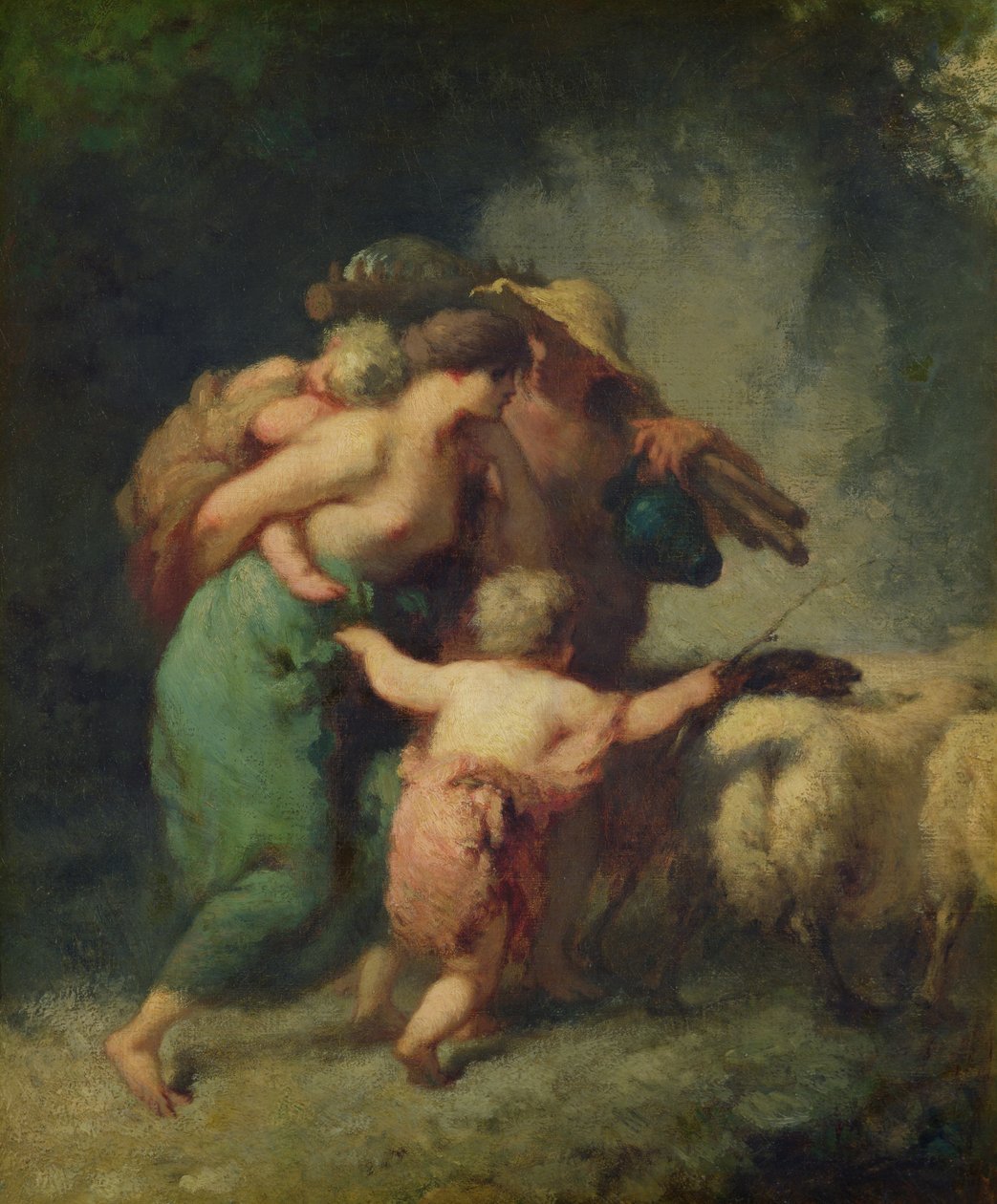 Flockens återkomst av Jean Francois Millet