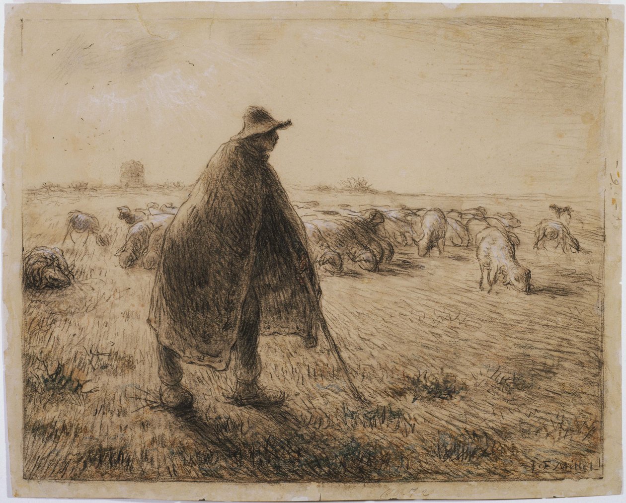 Herden av Jean Francois Millet
