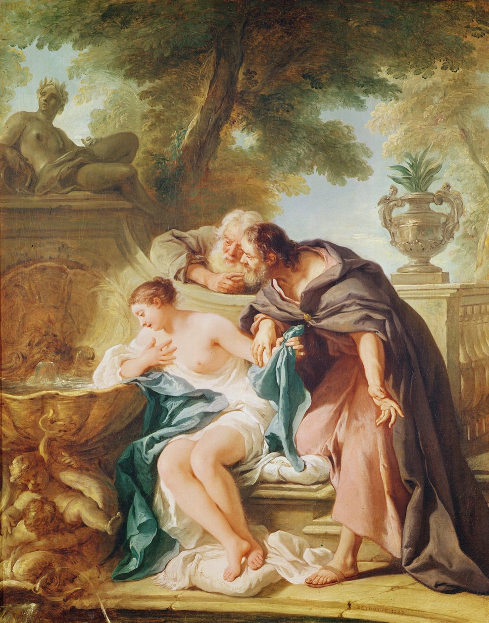 Susanna och de äldre, 1727 av Jean François de Troy