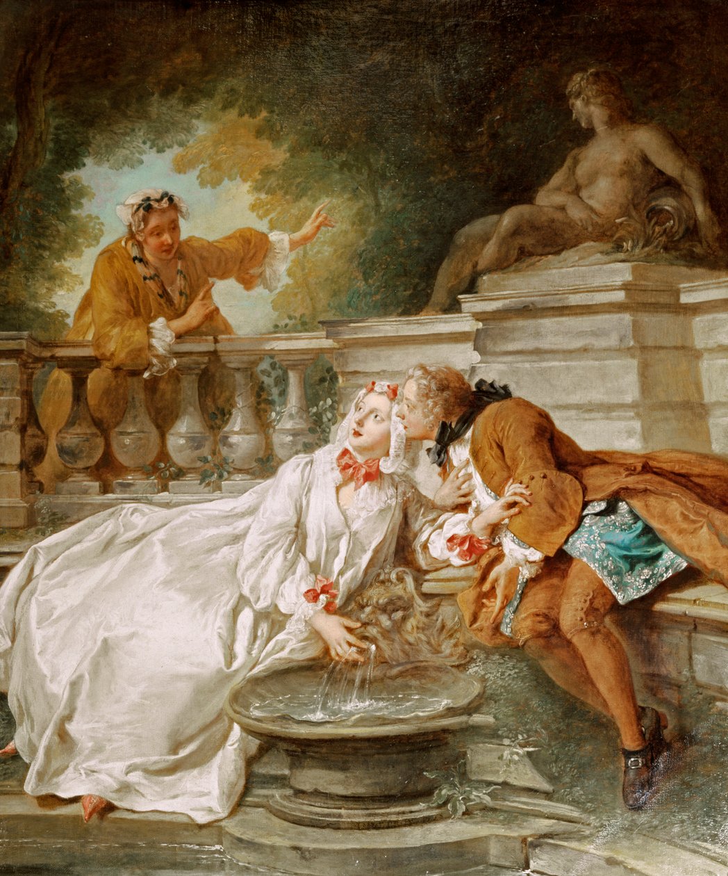 Alarm eller La Gouvernante Fidele, 1723 av Jean François de Troy