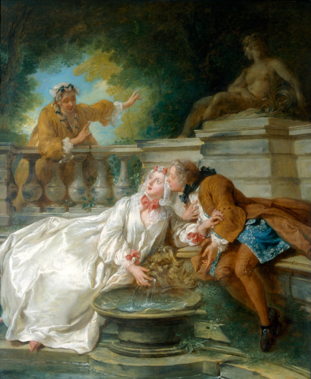 The Alarm or La Gouvernante Fidele, 1730 (litografi) av Jean François de Troy