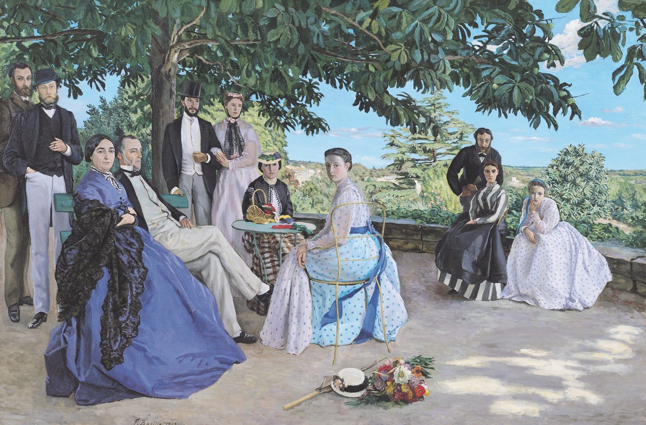 Familjeåterförening, 1867 av Jean Frederic Bazille