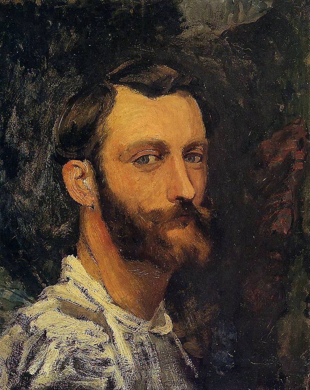 Självporträtt av Jean Frederic Bazille