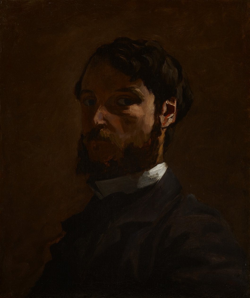 Självporträtt, 1867-68 av Jean Frederic Bazille