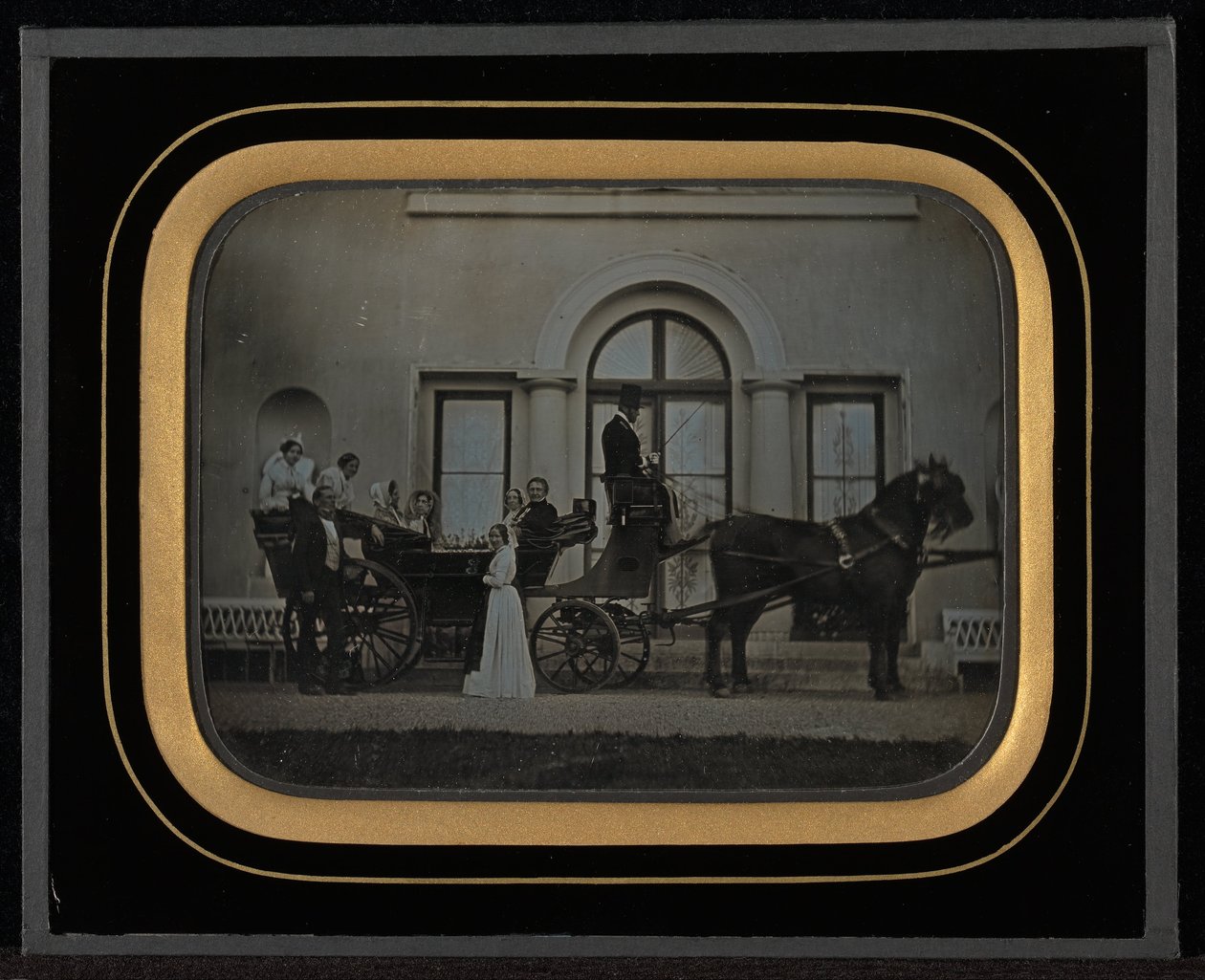 Vagn med figurer av Jean Gabriel Eynard