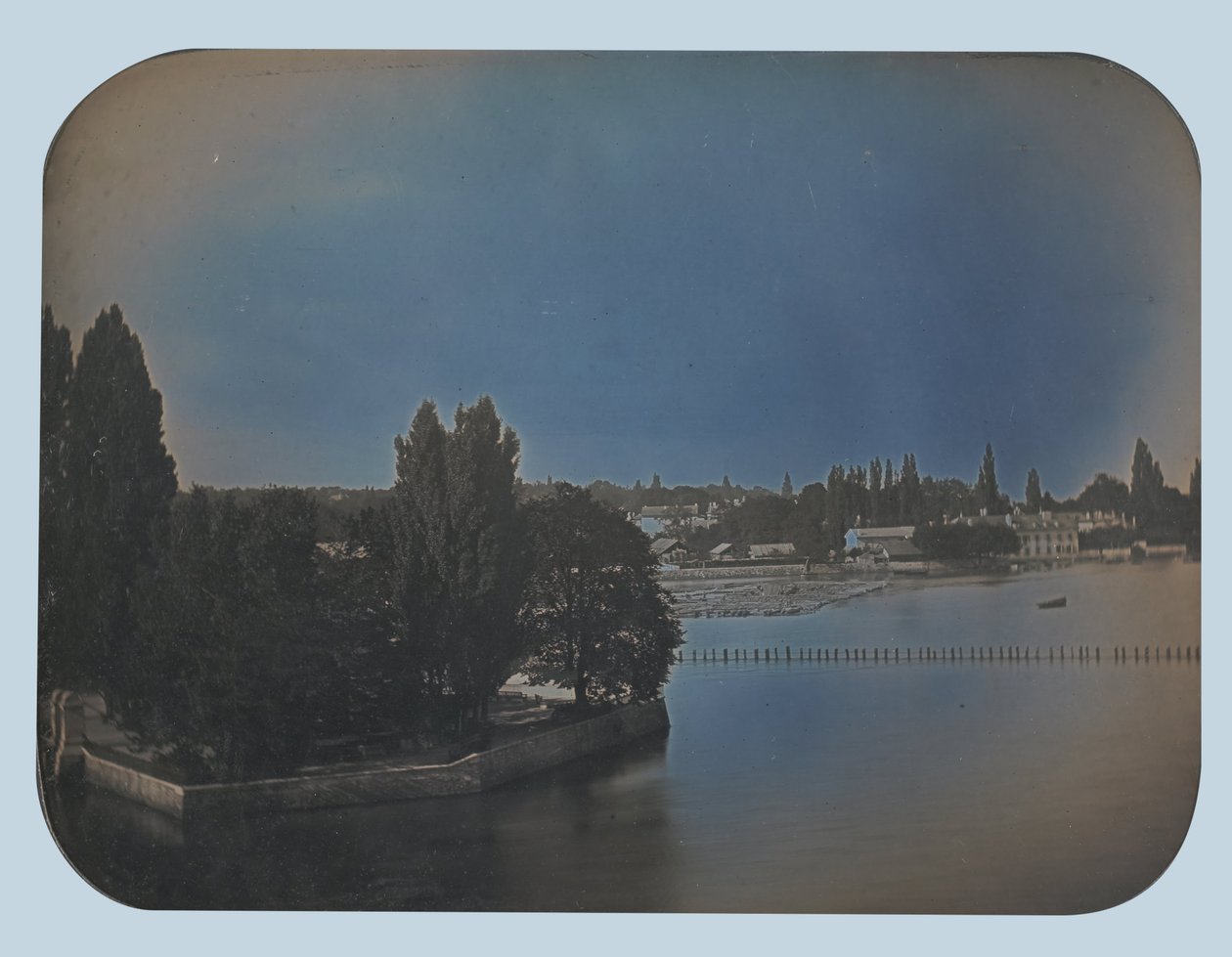 Stadsbild i Genève av Jean Gabriel Eynard