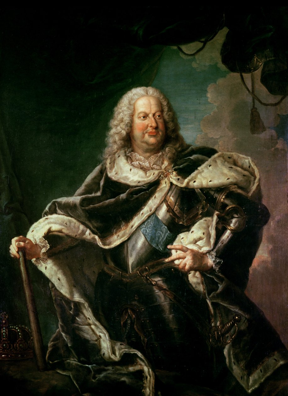 Stanislas Lesczinski (1677-1766) kung av Polen av Jean Girardet