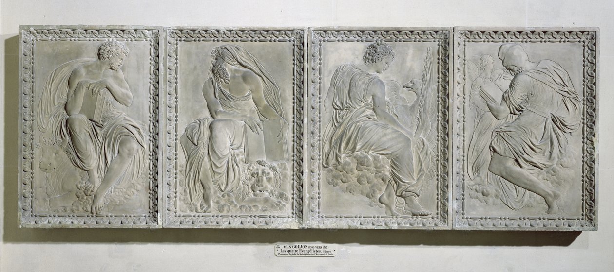 De fyra evangelisterna, från skärmbilden i Saint-Germain l