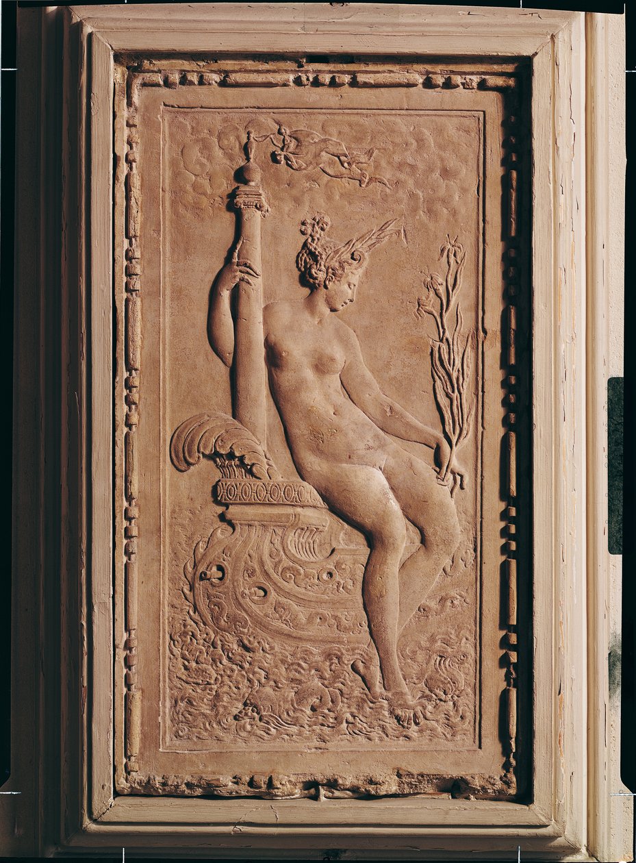 Nymfen vid Seine, 1547-49 av Jean Goujon