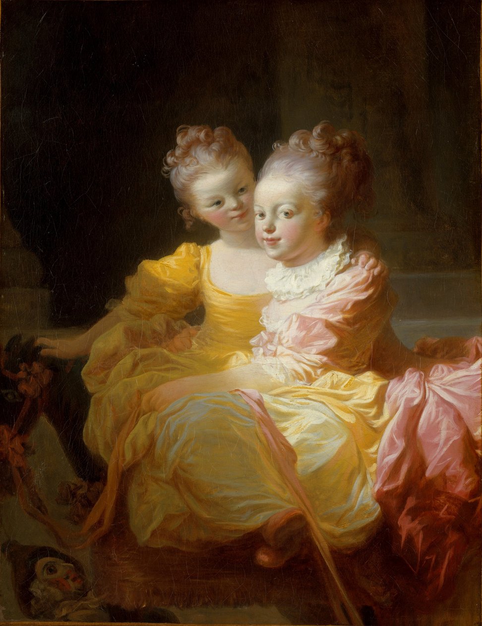 the two sisters av Jean Honore Fragonard