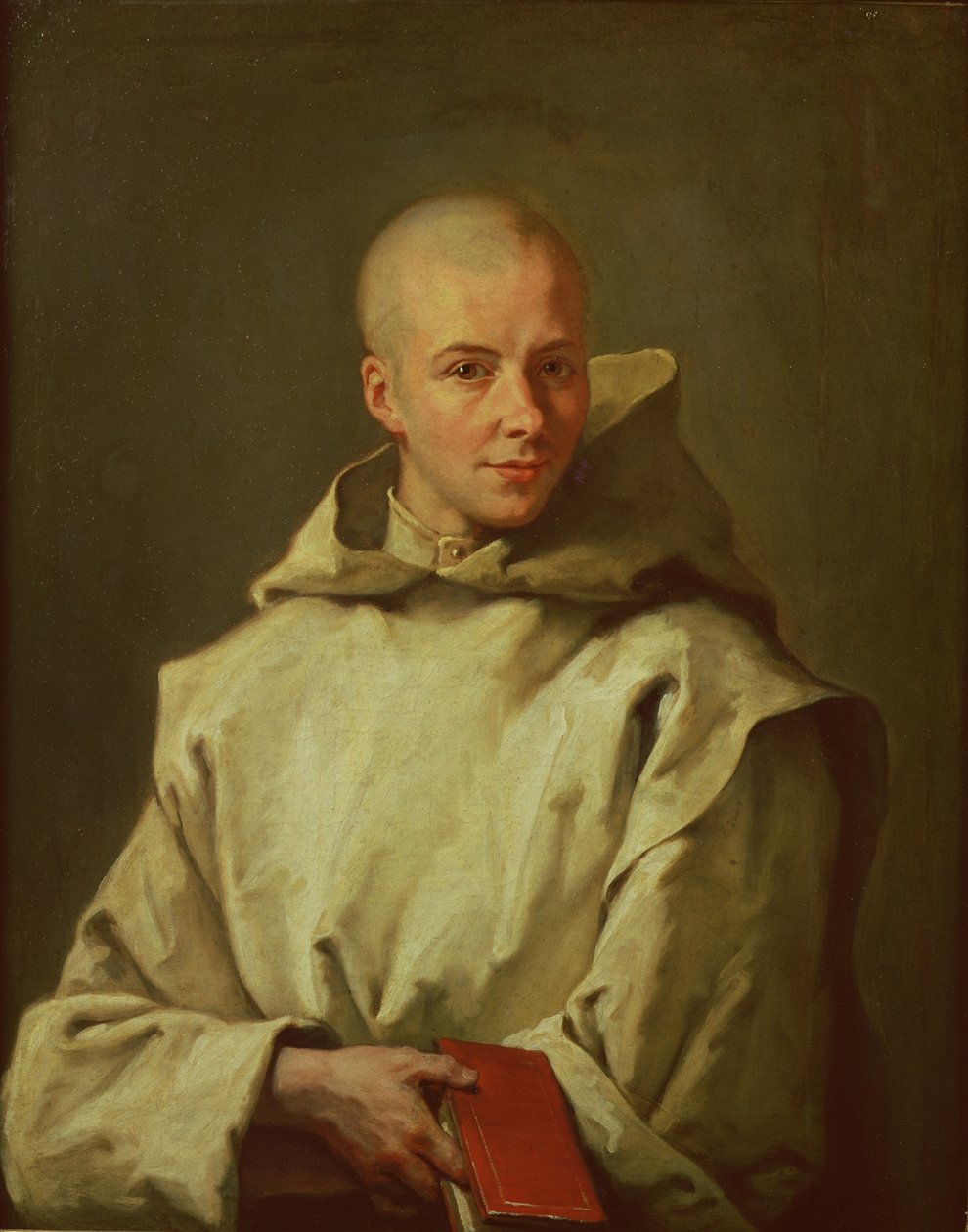 Porträtt av Dom Baudouin du Basset från Gaillon, 1716 av Jean Bernard Restout