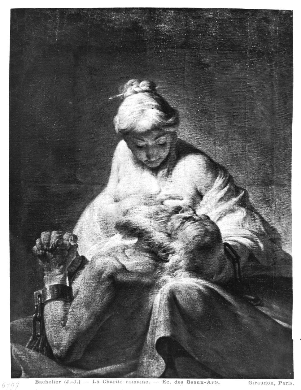 Romersk välgörenhet av Jean Jacques Bachelier