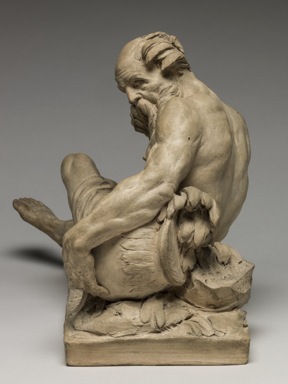 Flodguden, 1755 (terrakotta) av Jean Jacques Caffieri