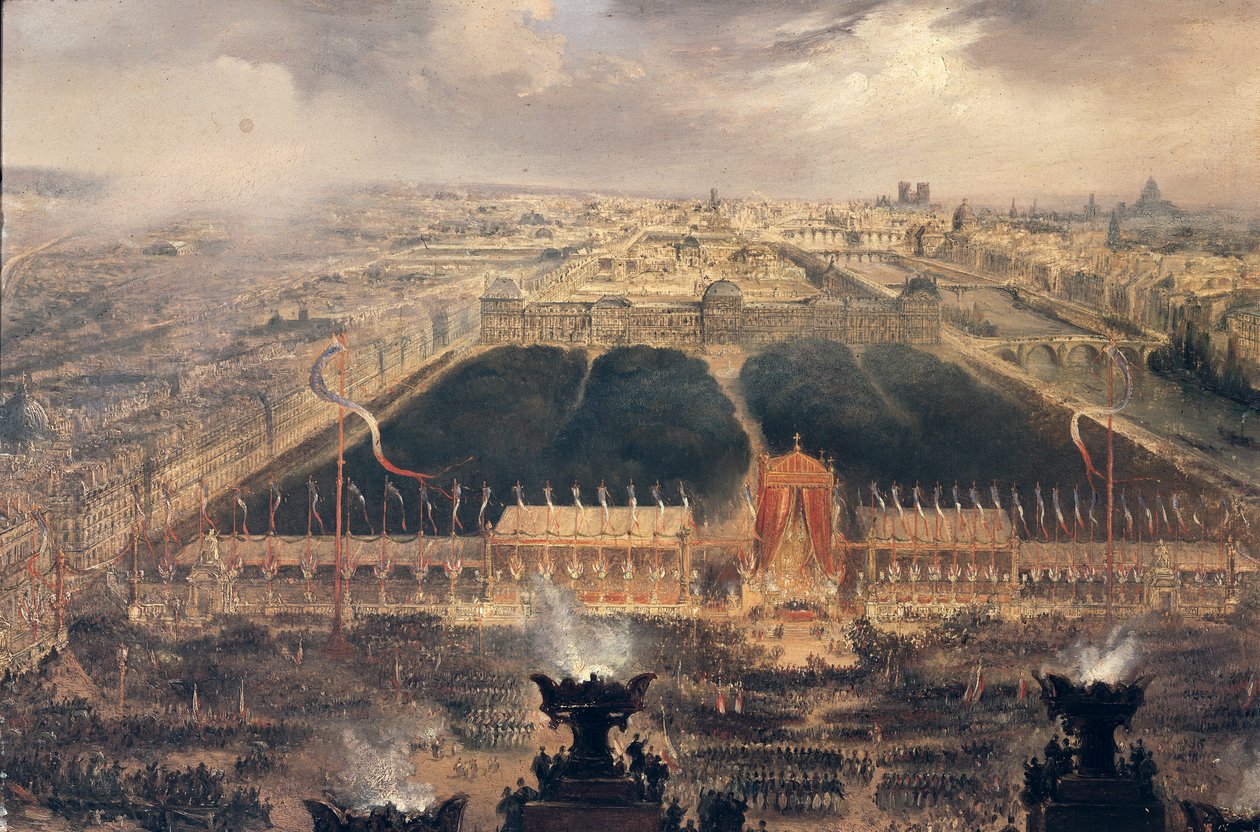 Andra republikens kungörelse, 1848 av Jean Jacques Champin