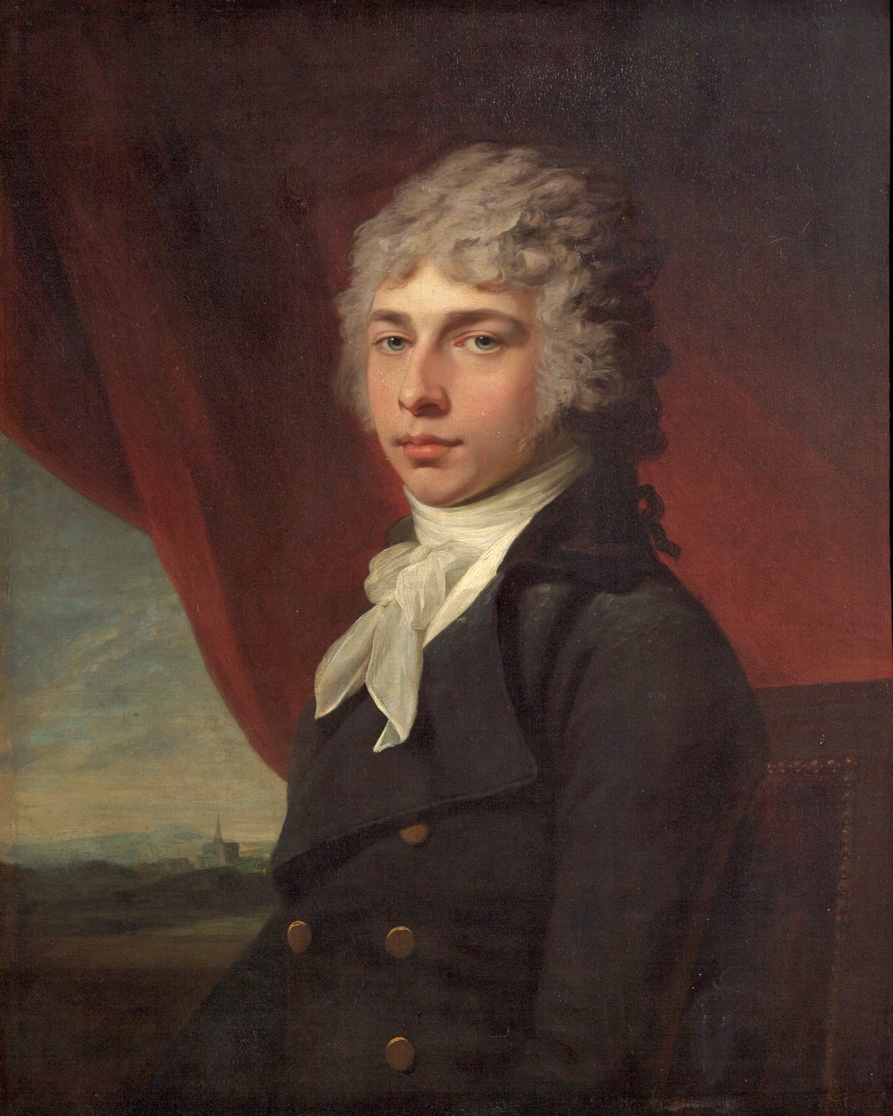 Porträtt av en ung man, ca 1795 av Jean Laurent Mosnier