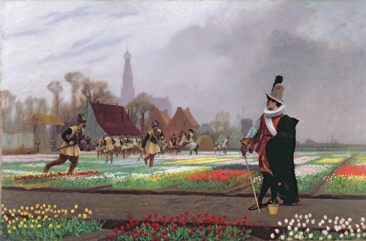 Tulpan dårskap, 1882 av Jean Leon Gerome