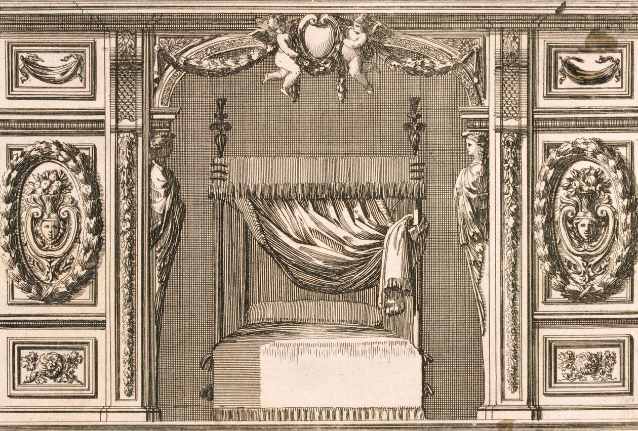 Design för en alkov, c.1660 av Jean Lepautre