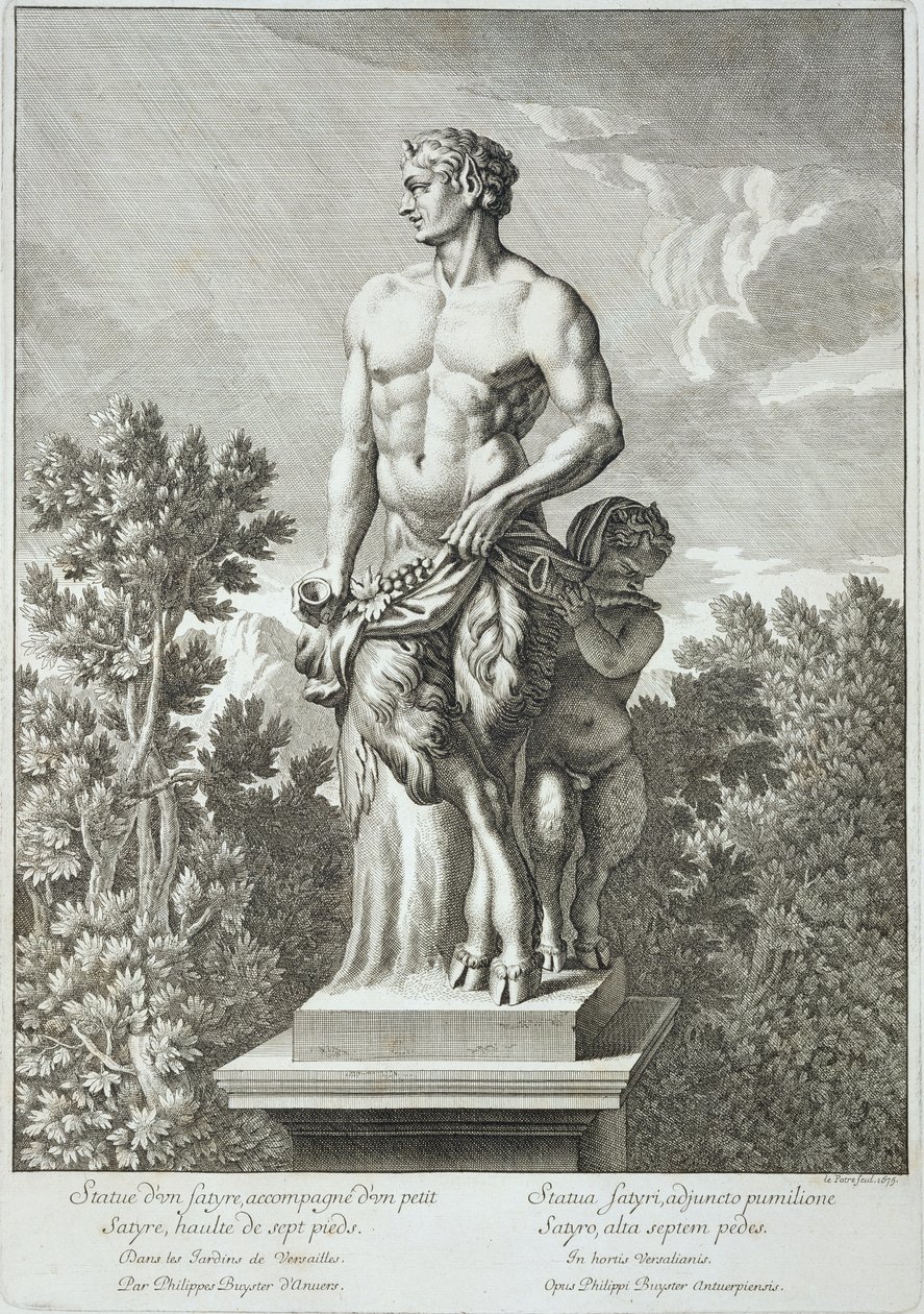 Staty av en Satyr i Versailles, 1675, från 
