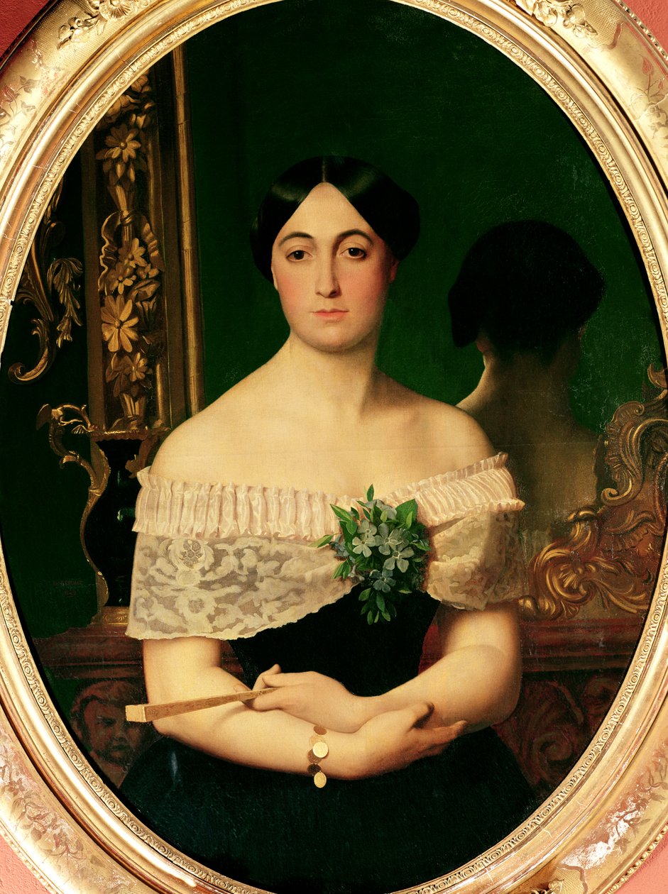 Porträtt av Marianne Elisa Birch av Jean Leon Gerome