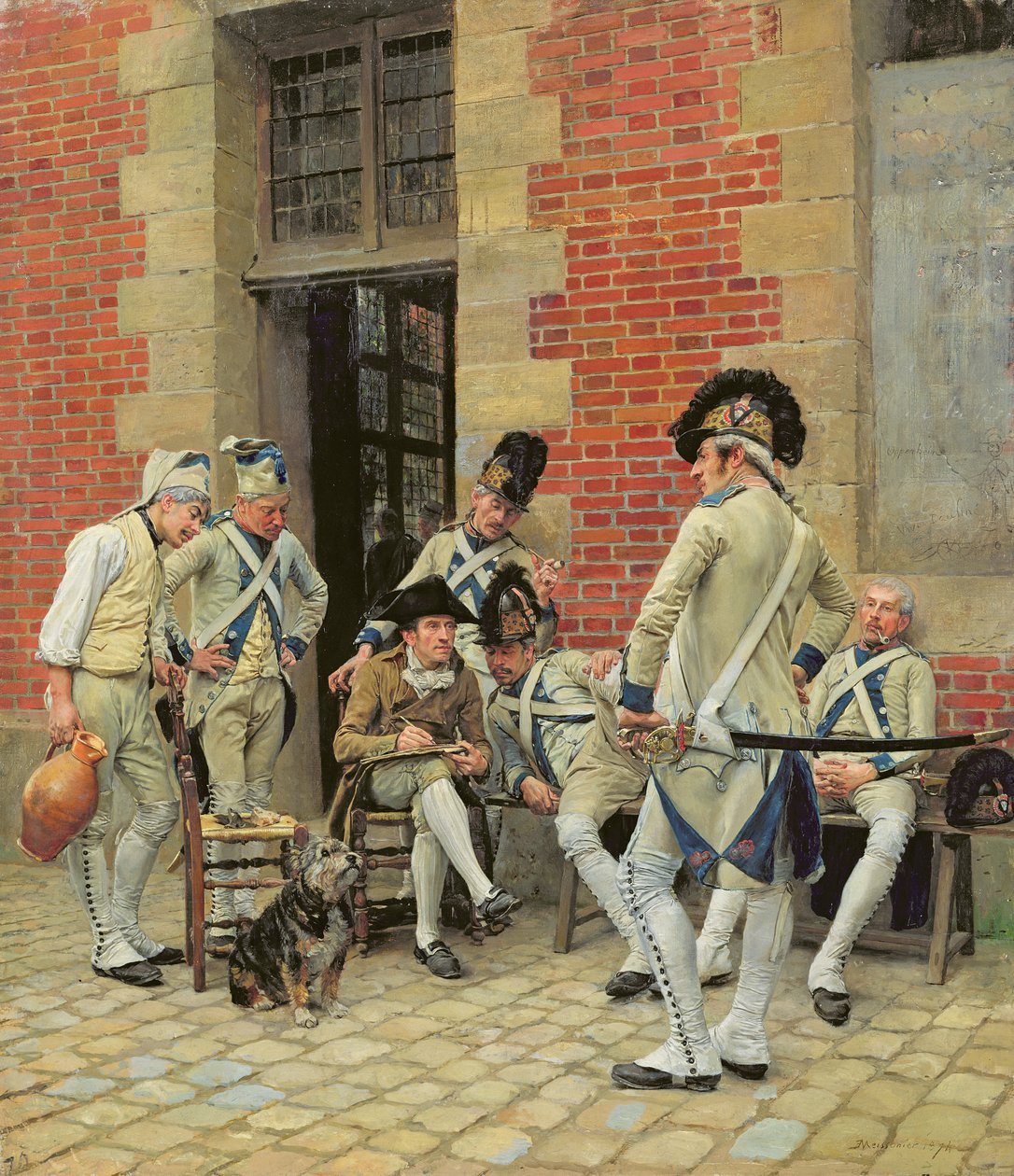 Sergeantens porträtt, 1874 av Jean Louis Ernest Meissonier