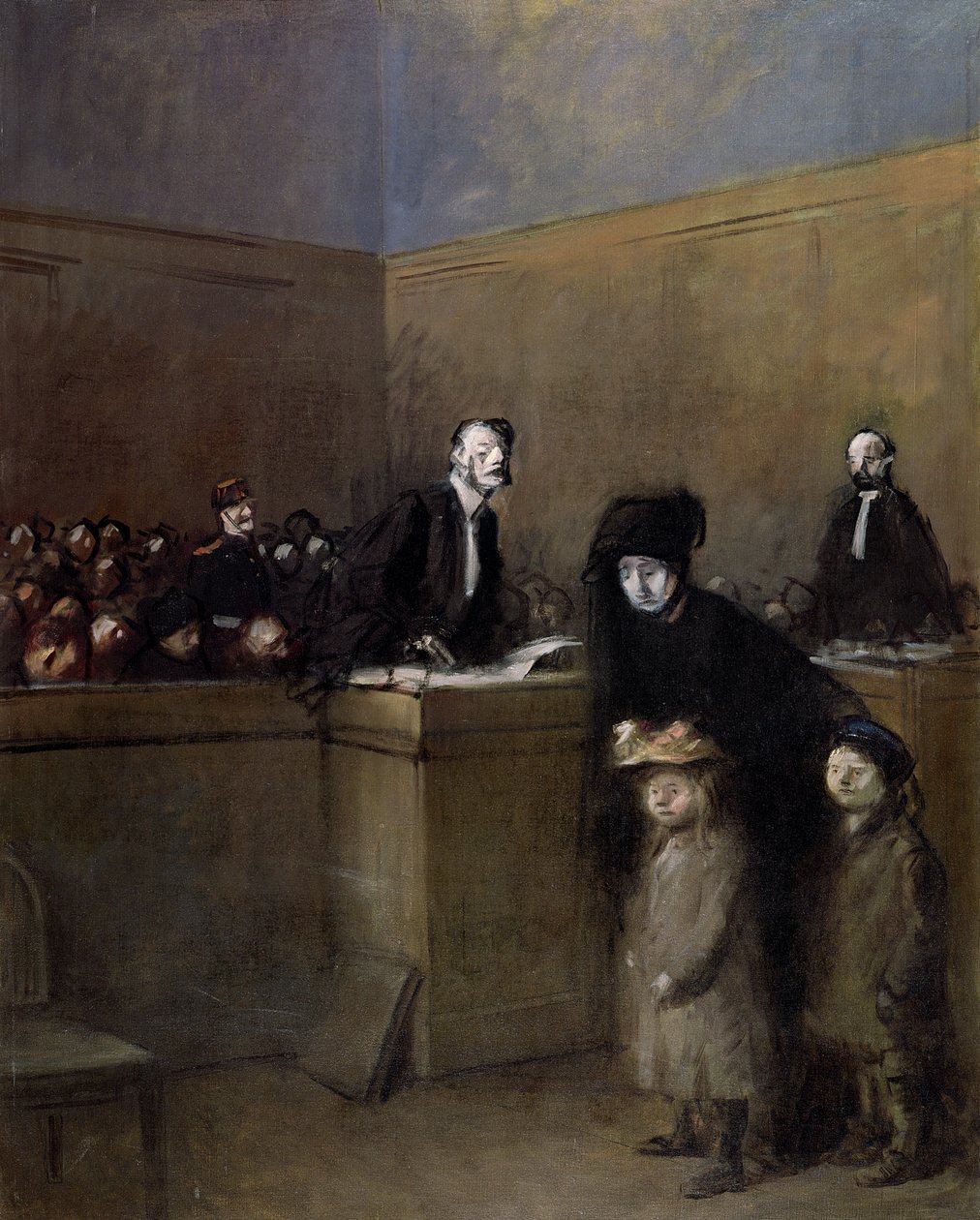 De svaga och de förtryckta, c.1910 av Jean Louis Forain