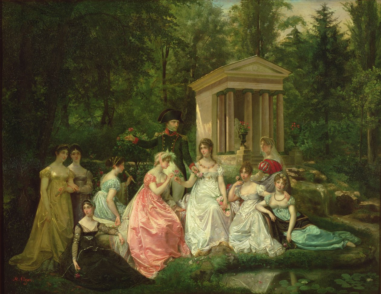 The Rose of Malmaison, ca 1867 (se 121777) av Jean Louis Victor Viger du Vigneau