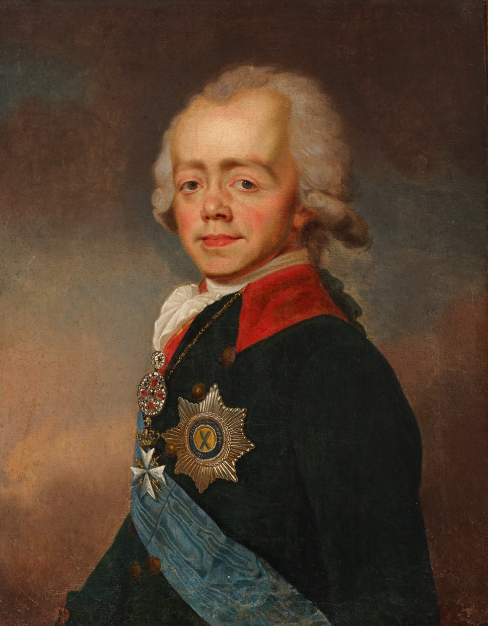 Tsar Paul I, ca 1800 av Jean Louis Voille