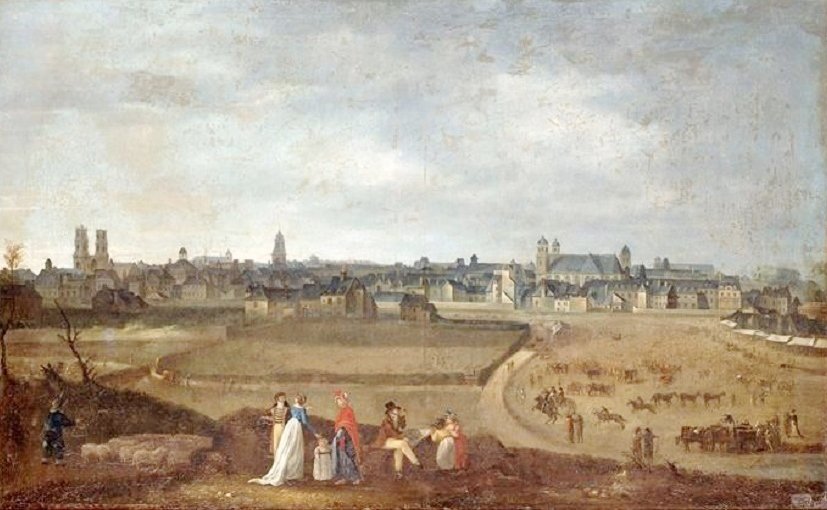 Vue de Rennes, prise du Champ de Mars av Jean Loyer