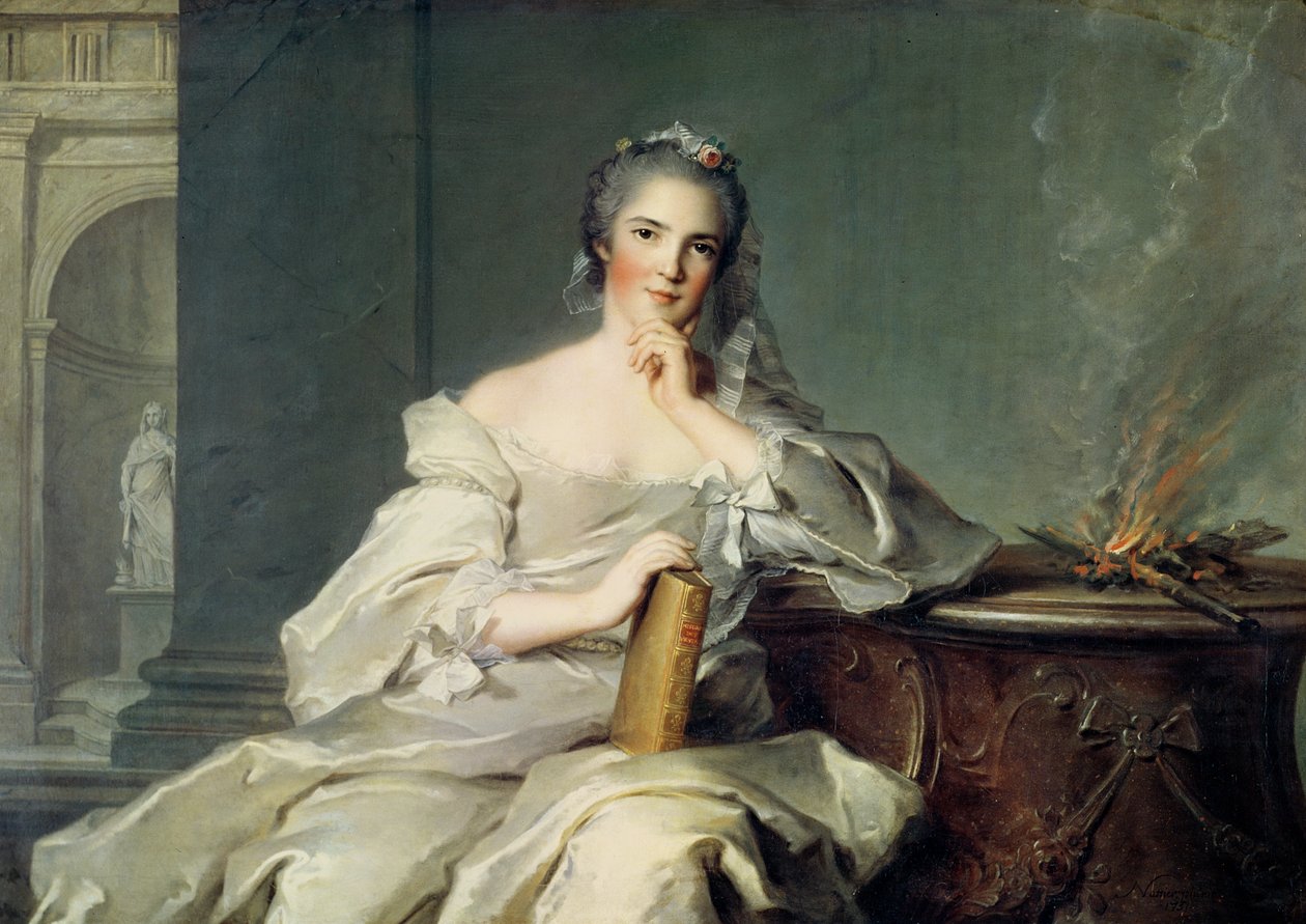 Anne-Henriette de France, som eldens element, 1750-1 av Jean Marc Nattier