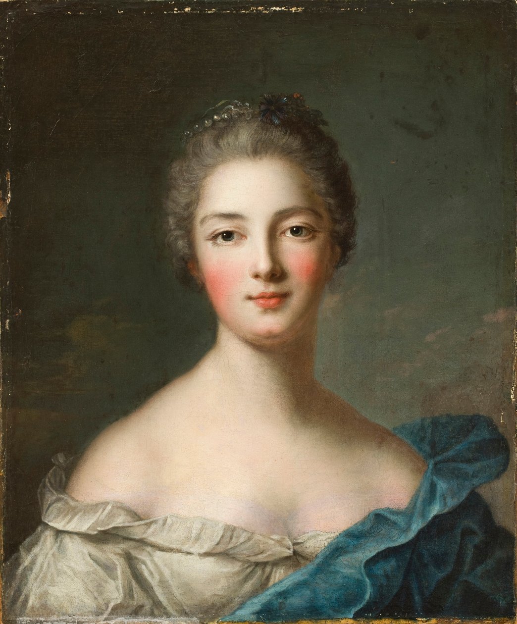 Porträtt av en dam, ca 1750 av Jean Marc Nattier