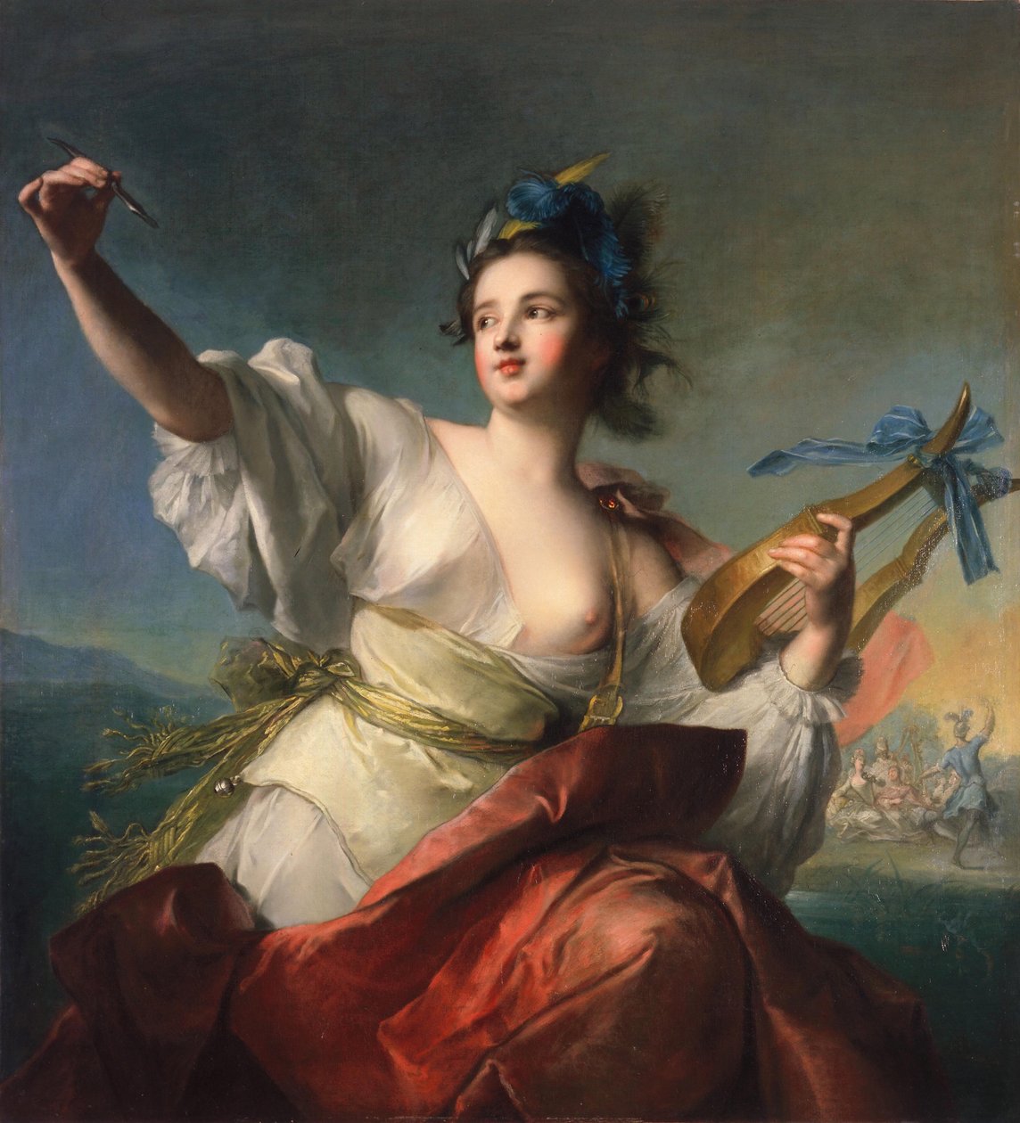 Terpsichore, Muse of Dance av Jean Marc Nattier