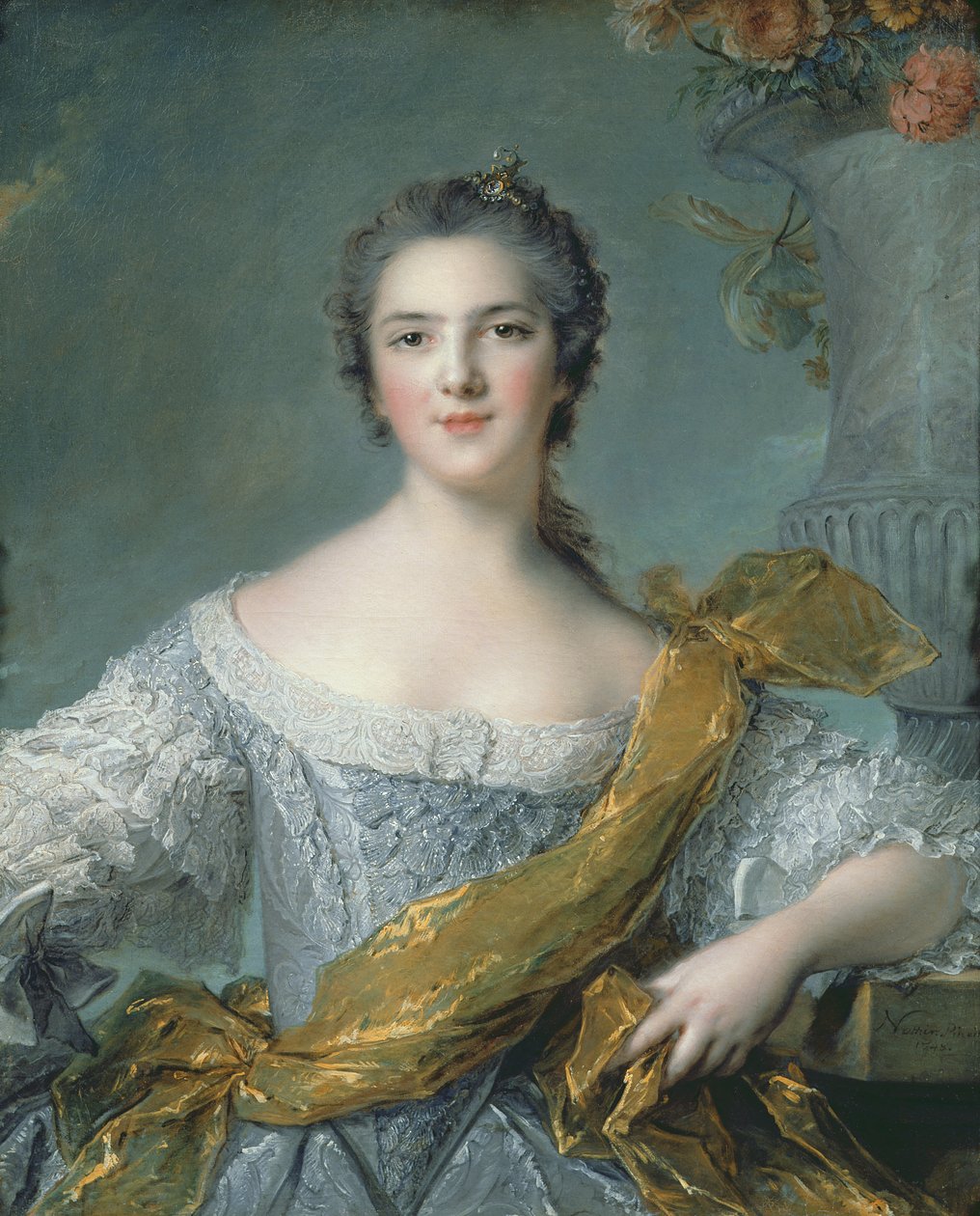 Victoire de France (1733-99) vid Fontevrault, 1748 av Jean Marc Nattier